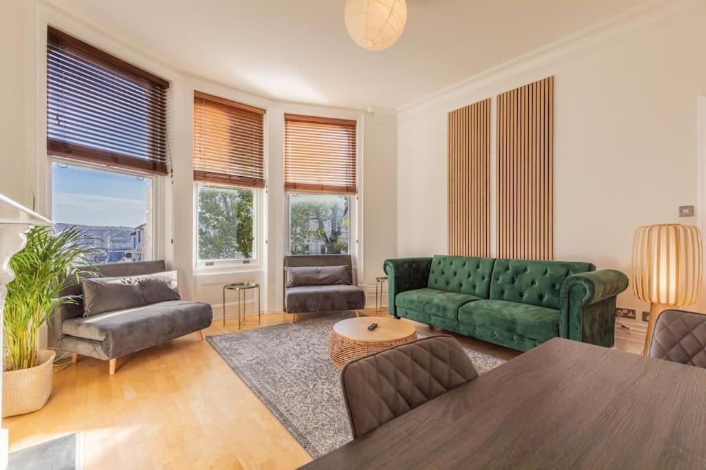 Victorian Flat Close To Station With Large Garden Lejlighed Brighton Eksteriør billede